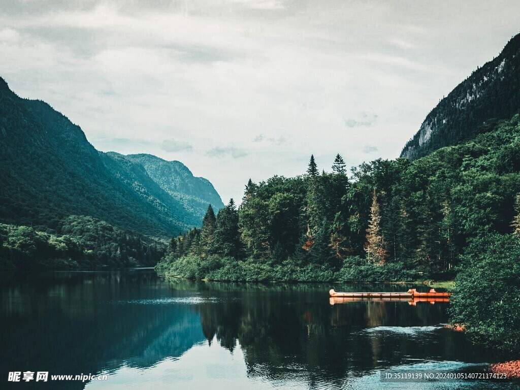 湖边风景