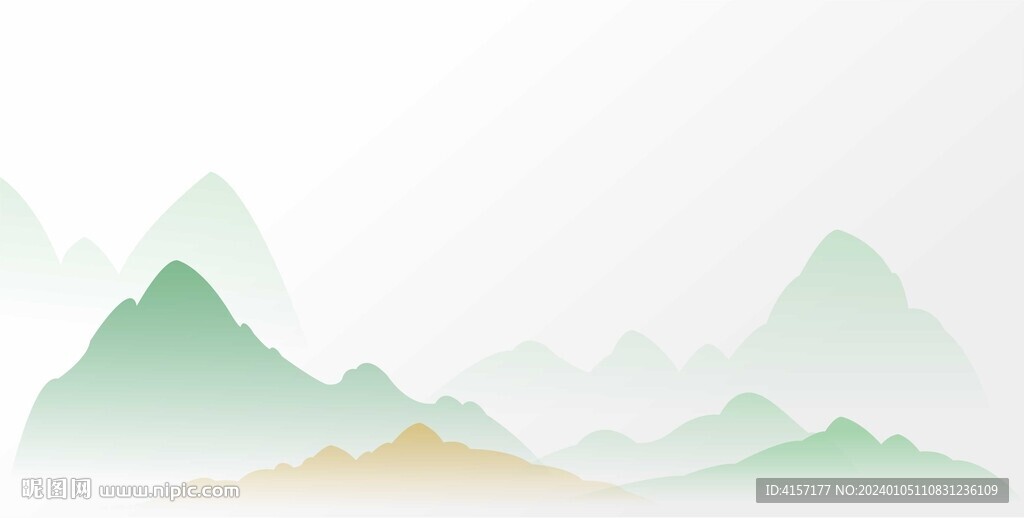中式山