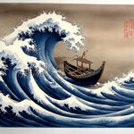 风大浪急，一叶扁舟