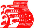 廉洁文化展板