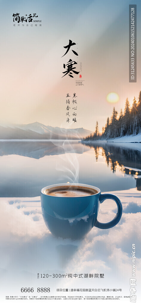 地产大寒海报