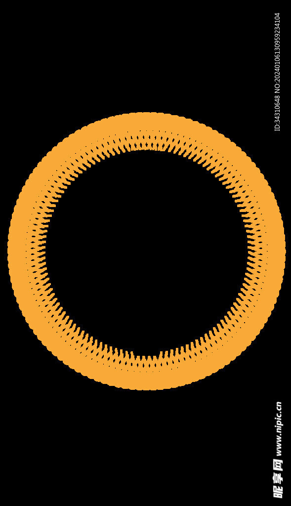 圆形形状散射太阳光线圆环装饰