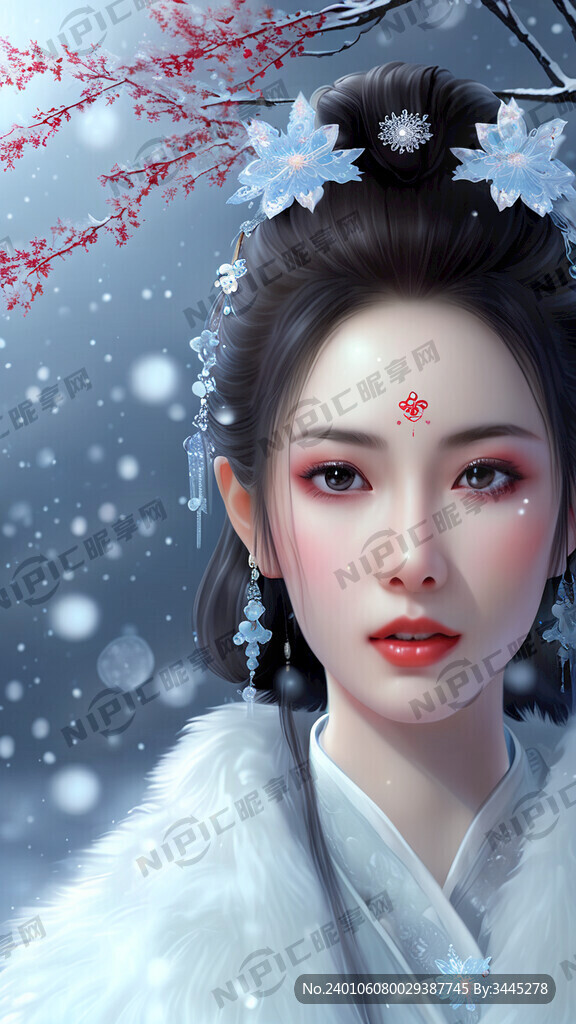 雪化 梦幻 晶莹剔透
