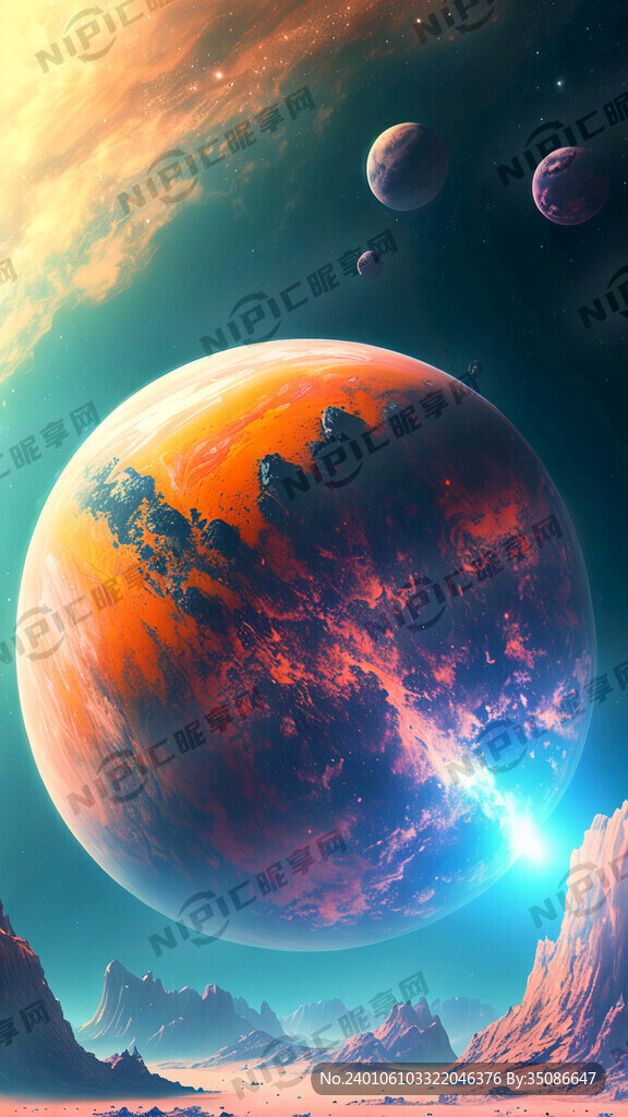 太空星球 梦幻 科幻