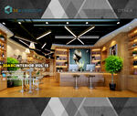3dmax效果图现代咖啡厅