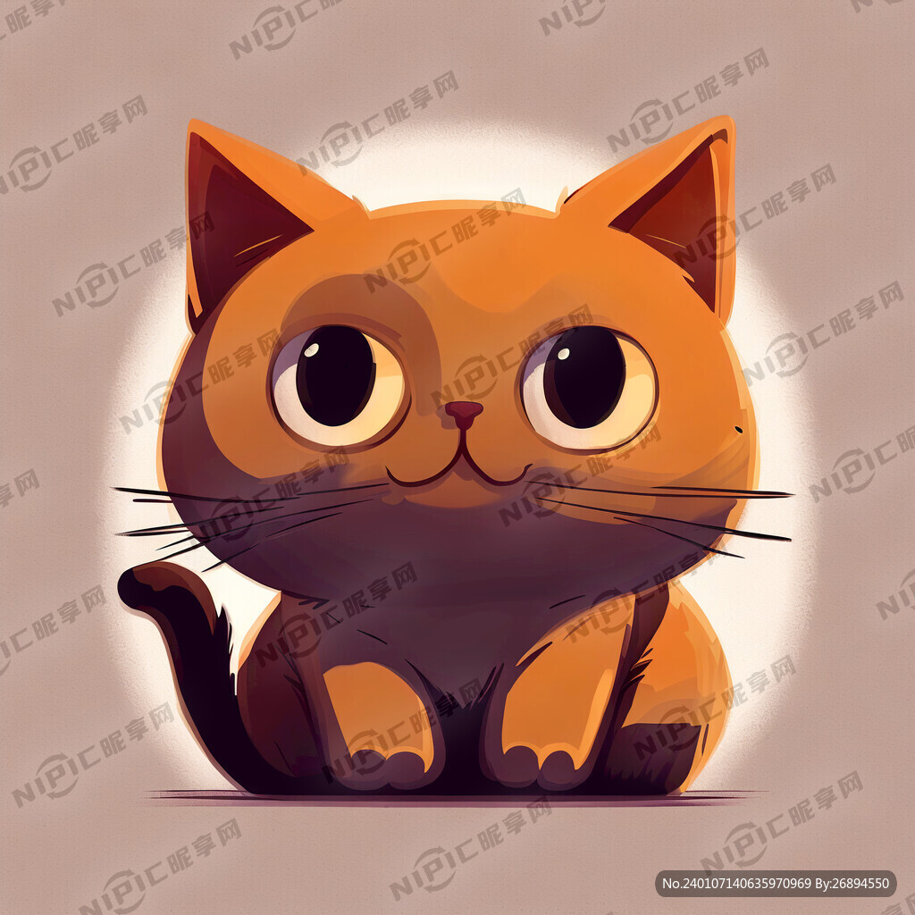 卡通 简单 猫咪