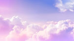 紫色天空白云渐变背景