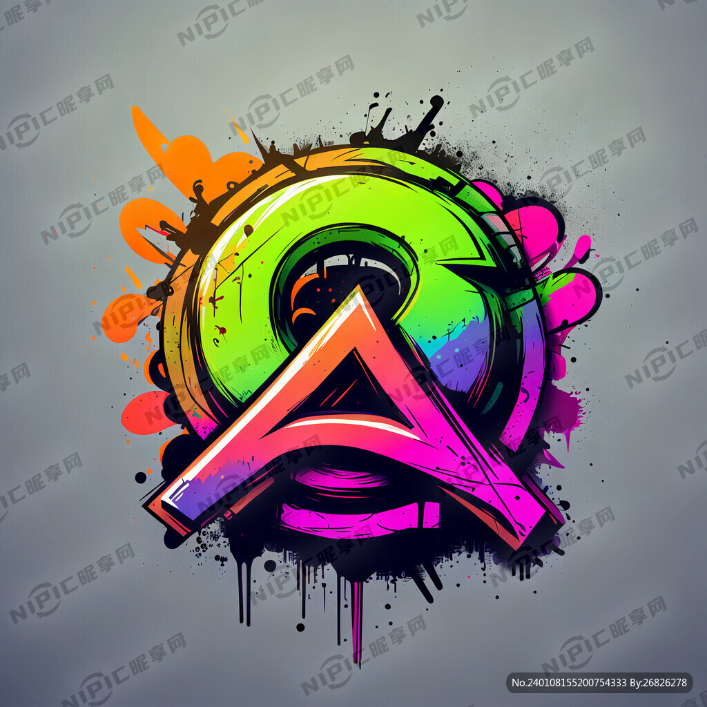 高级感创意涂鸦风格的标志