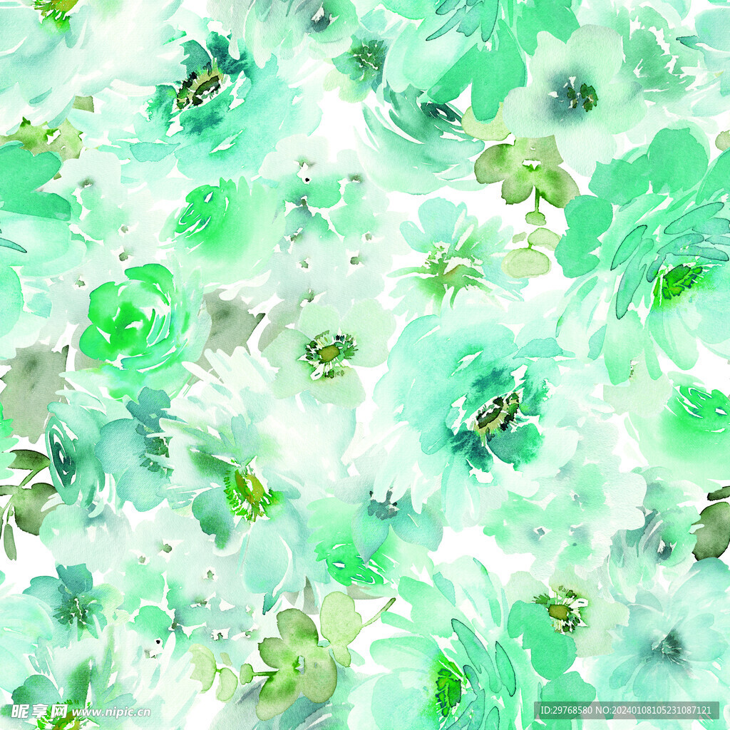 扎染花