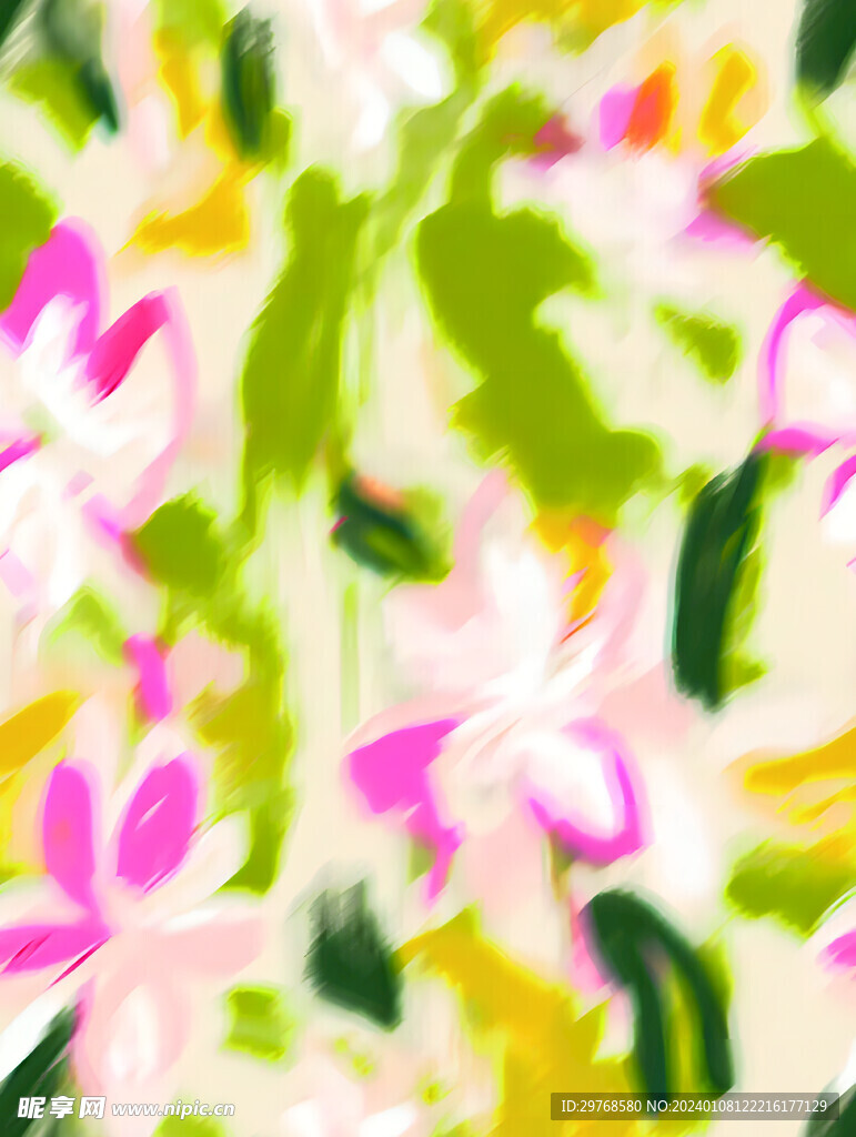扎染花