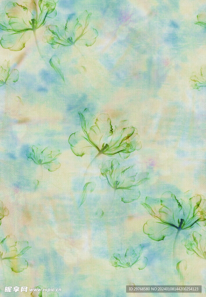 扎染花