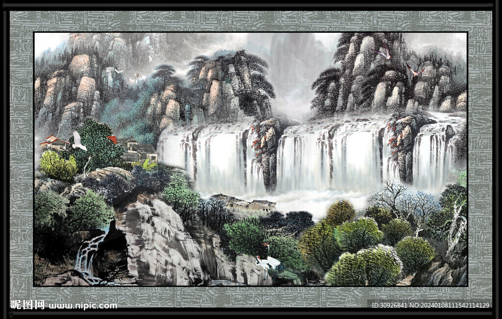 中国画山水画