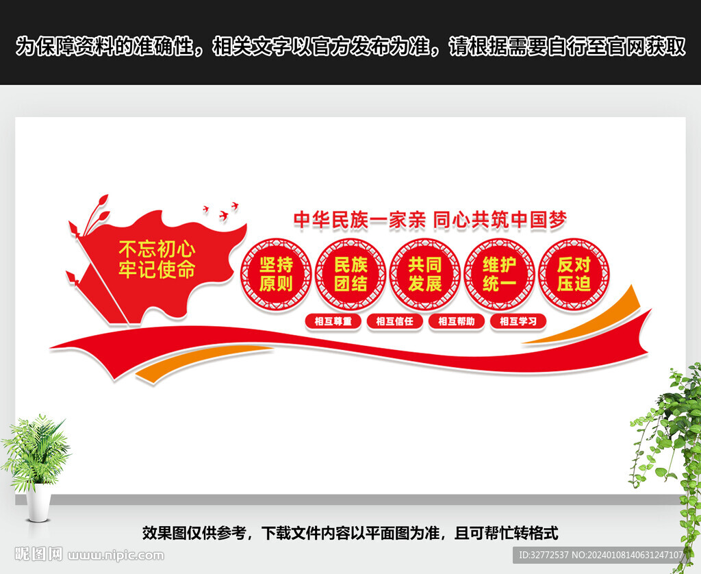 民族团结文化墙