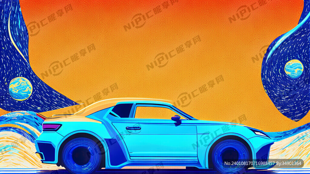 以蓝色为主 科技未来简约风格