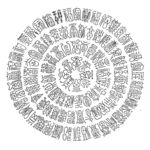 百福图福字背景