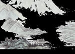 水墨山水国画         