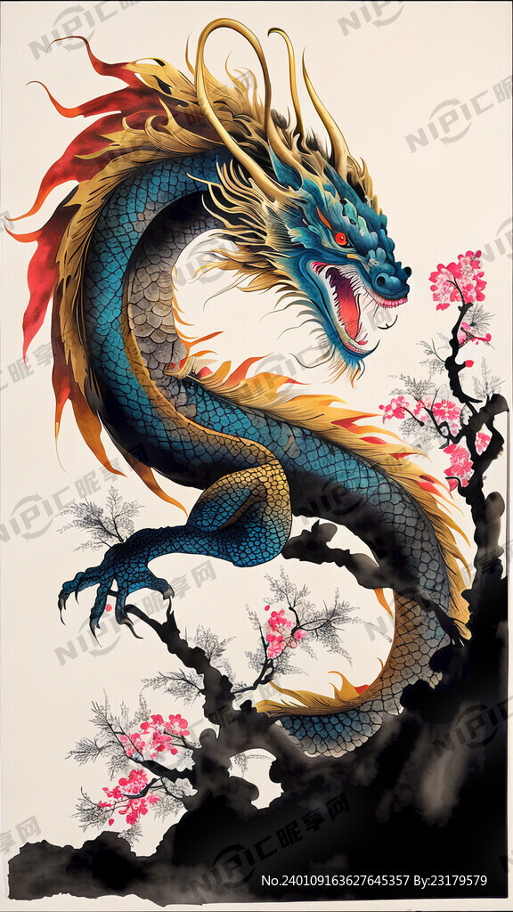 中国年 金龙