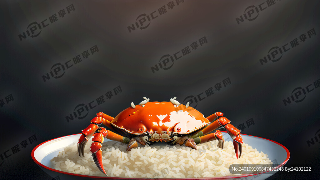 餐中主角蟹田大米   宴当家