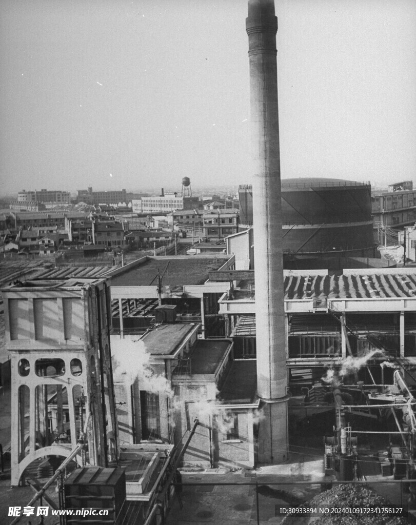 民国 上海厂房烟囱