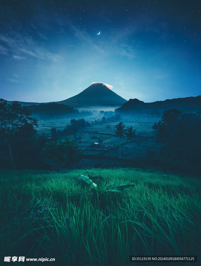 大山夜景