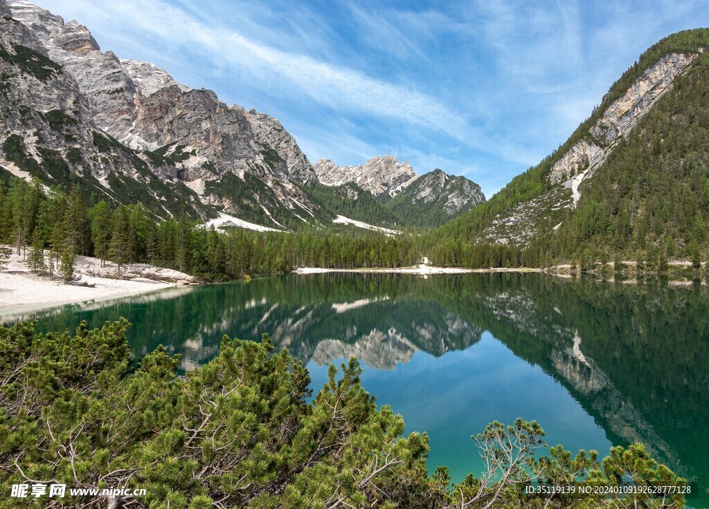 湖边风景