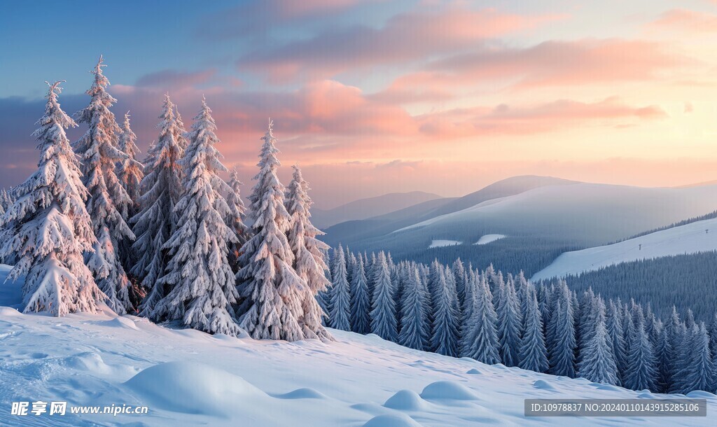 唯美雪山