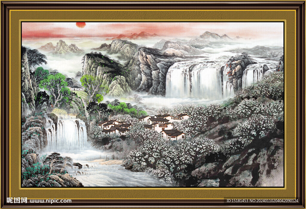 大厅山水画