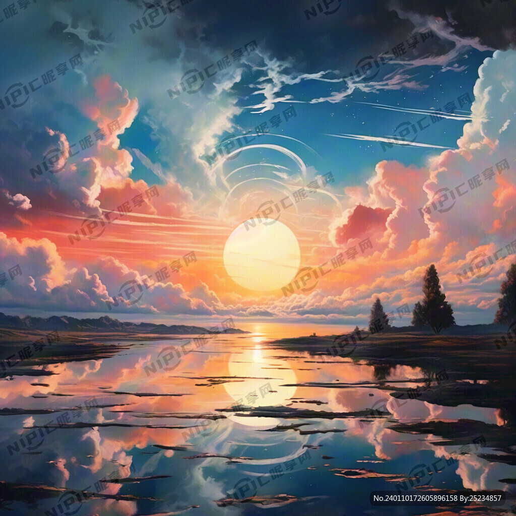 日出东方 天空 不要场景 日出
