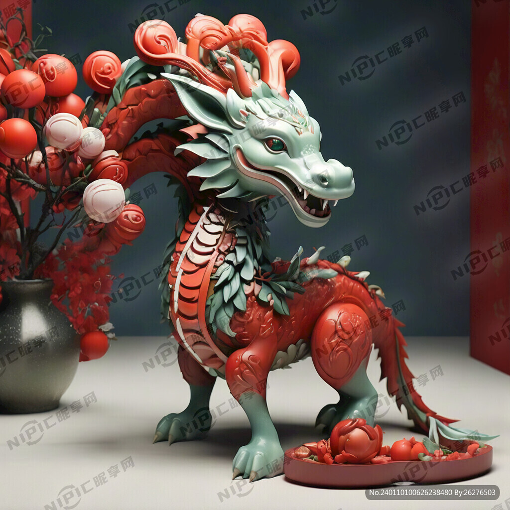 科尔沁年货节 生肖龙 简单