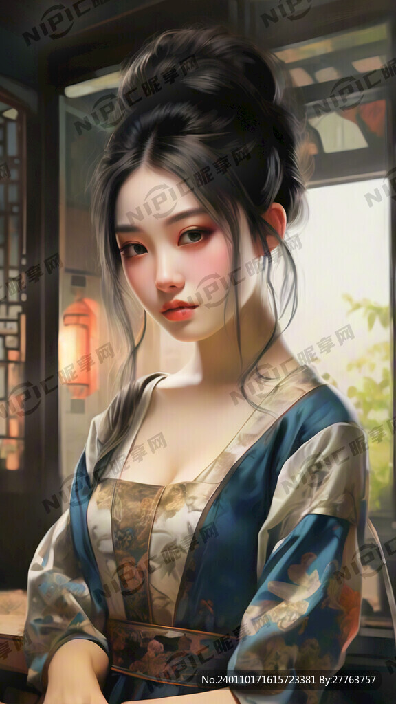 AI创作图美女nipic.com-昵图网