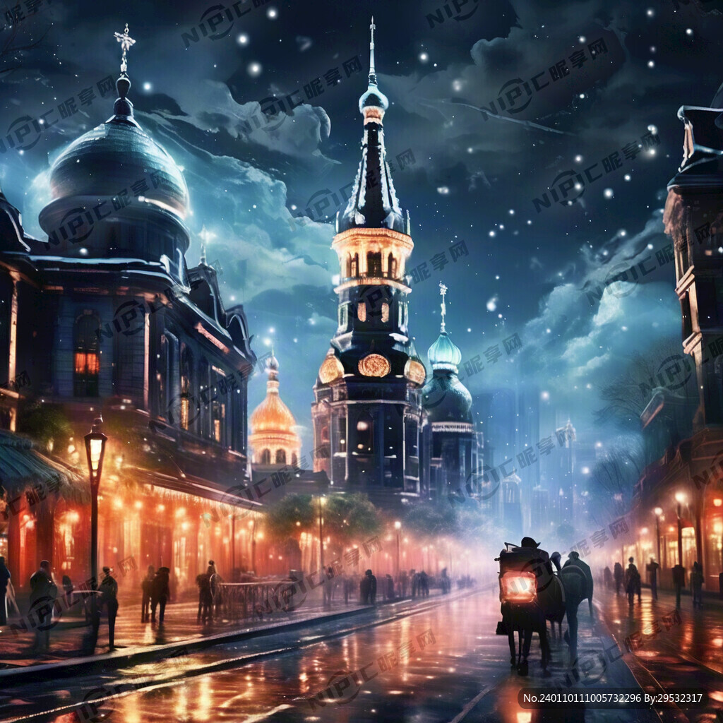 梦幻夜景哈尔滨
