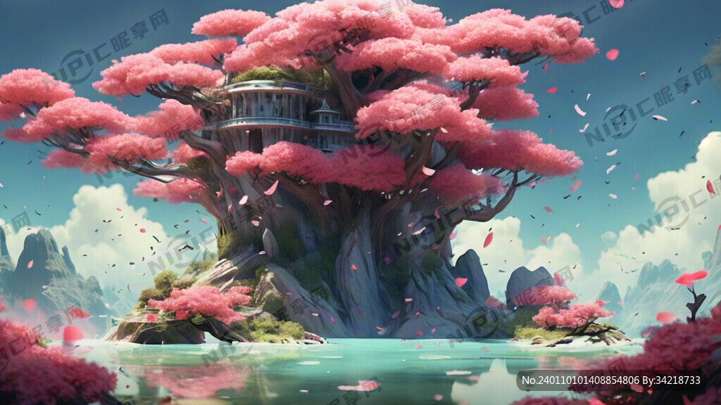 游戏梦幻唯美新中式风景 超高清