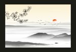 夕阳画