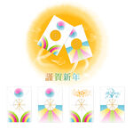 恭贺新年矢量贺卡素材