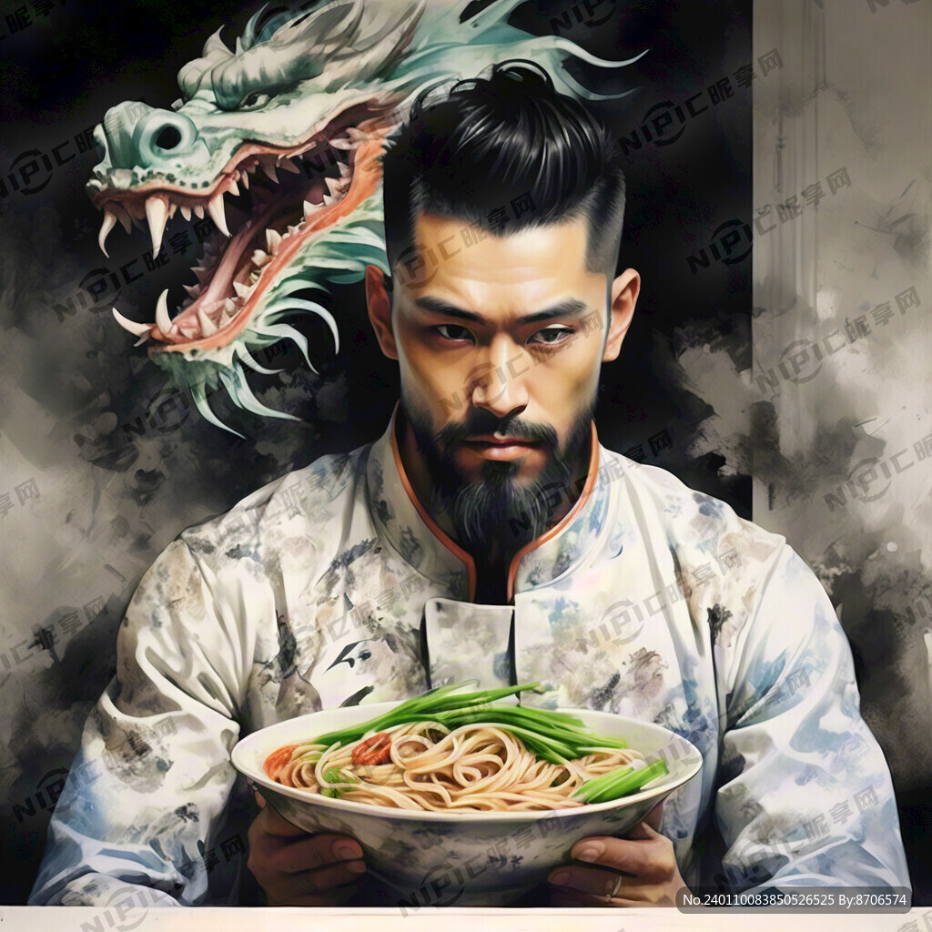 一个帅气的中国男人