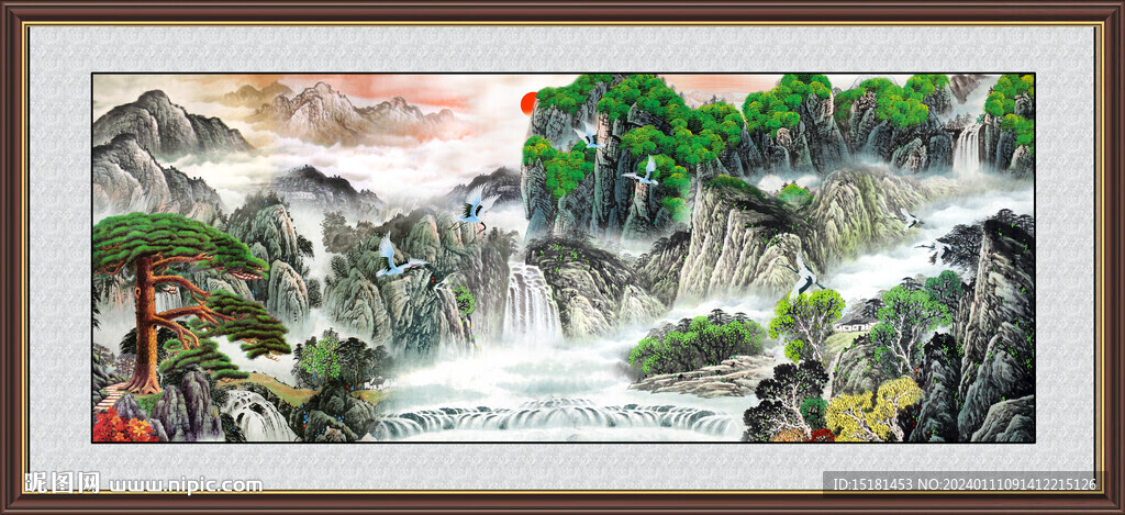 江山如画风景 