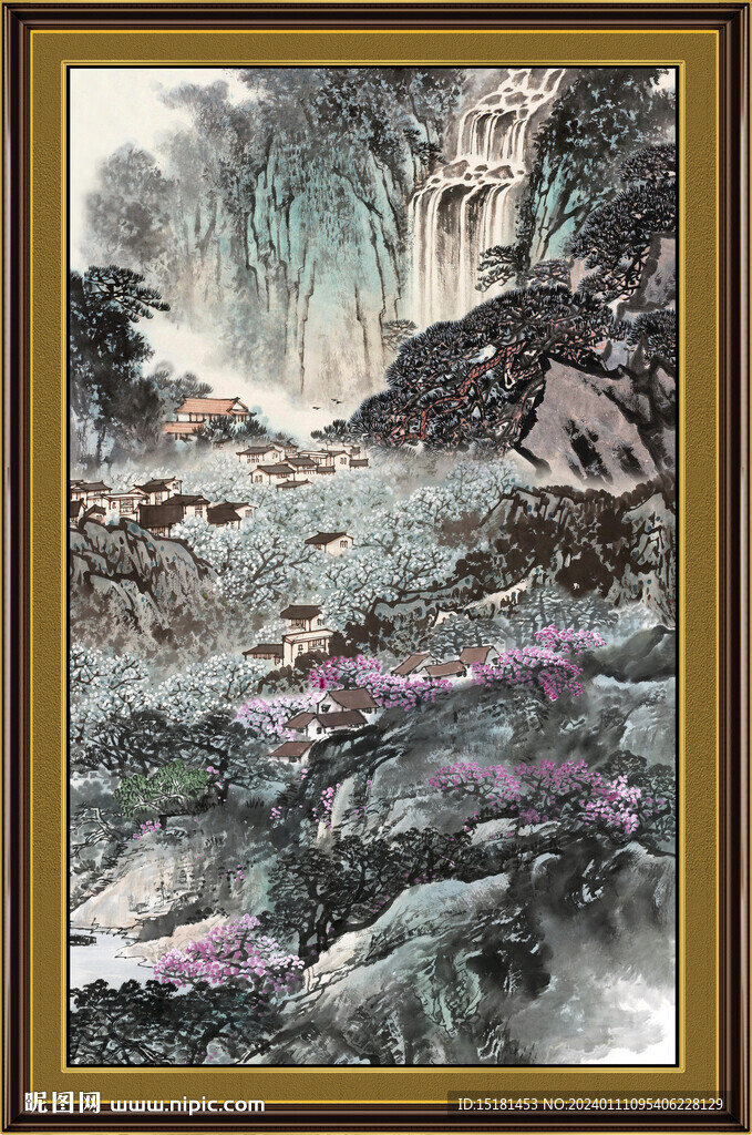 国画山水 