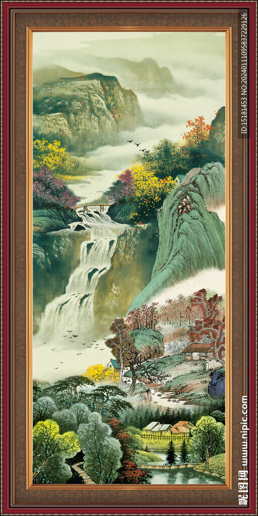 国画山水 