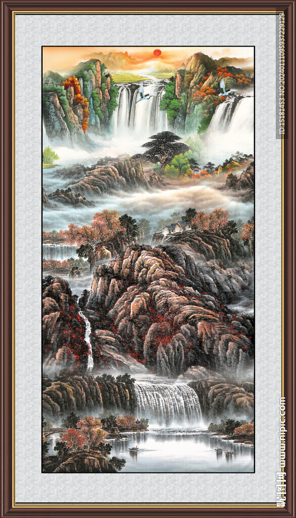 国画山水 