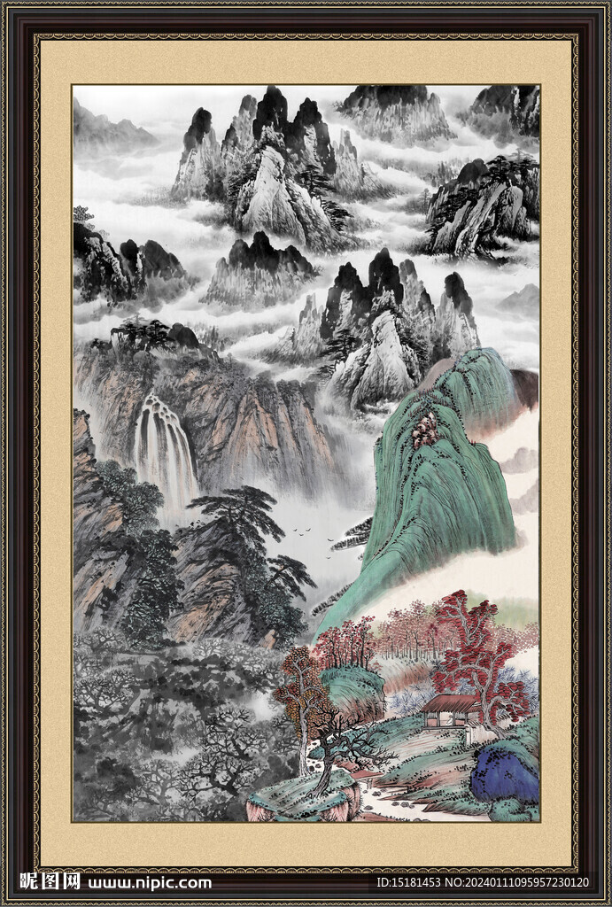 国画山水 