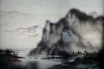 玻璃水墨画