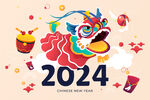 2024海报 龙年春节