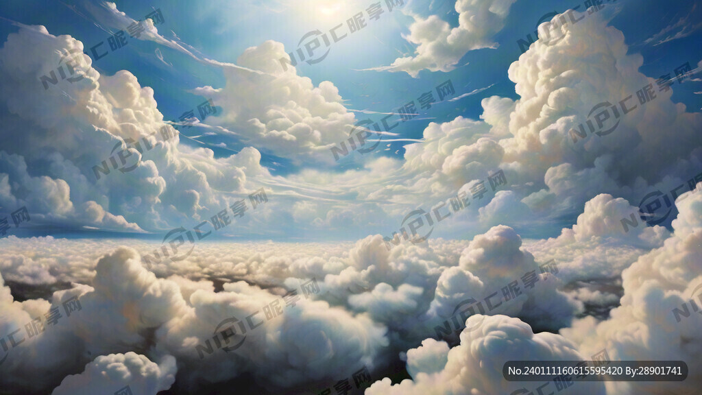 天空如一块无垠的画布