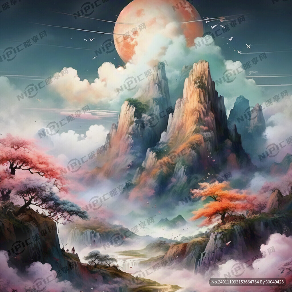 梦幻新中式风景 超高清