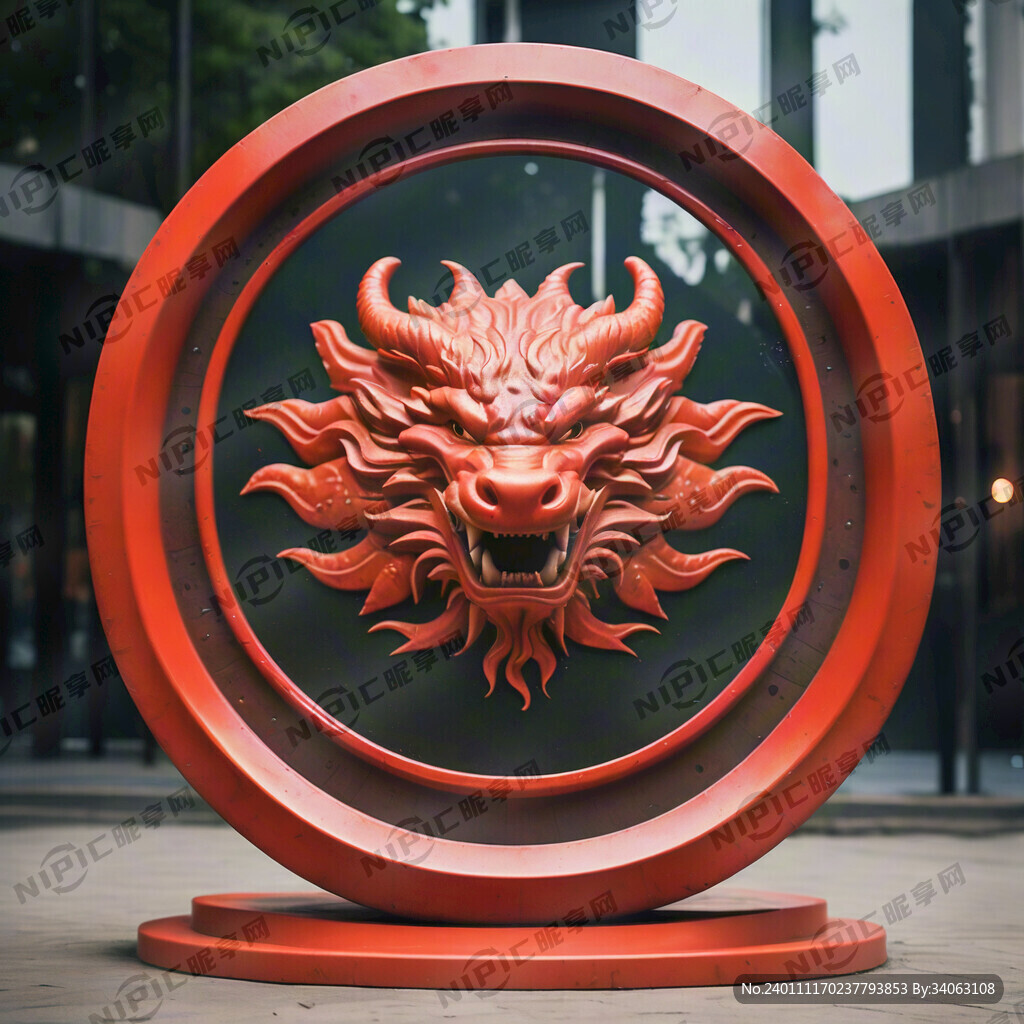 圆形   签到板   红色  