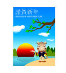 牛年海报背景素材