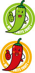 矢量辣椒图标logo素材