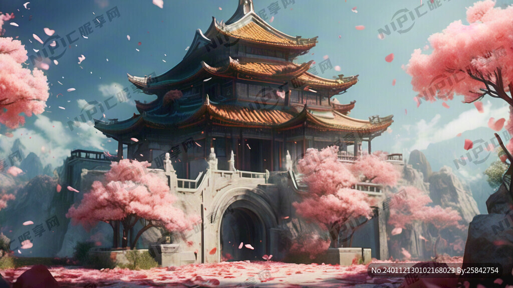 游戏梦幻唯美新中式风景 超高清