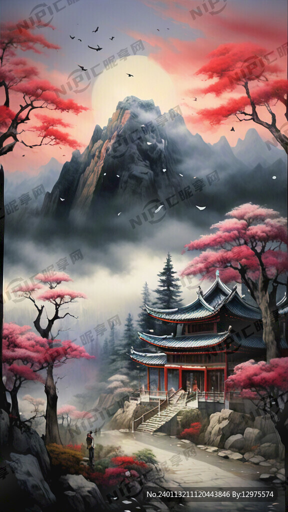 新年气息 泰山日出 超高清