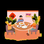 年夜饭素材